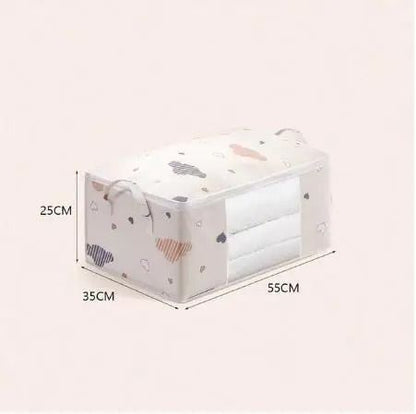 Large Capacity Clothes Storage Bag Organizer With Reinforced Handle And Sturdy Zipper 10