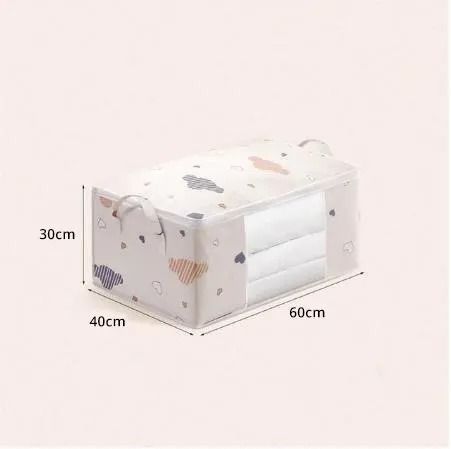 Large Capacity Clothes Storage Bag Organizer With Reinforced Handle And Sturdy Zipper 8