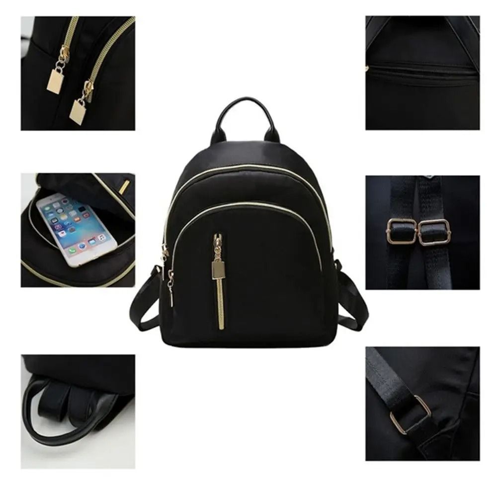 Mini Oxford Backpack Purse For Women  Multi Function Travel Daypack 1