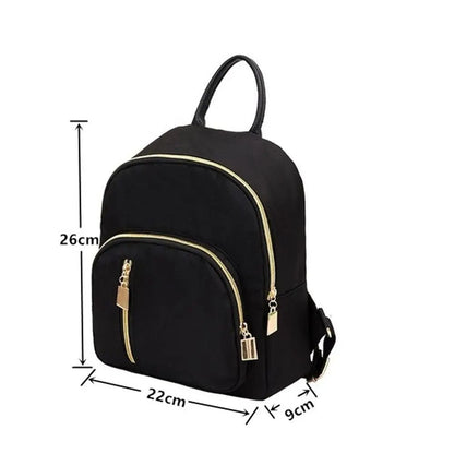 Mini Oxford Backpack Purse For Women  Multi Function Travel Daypack 5