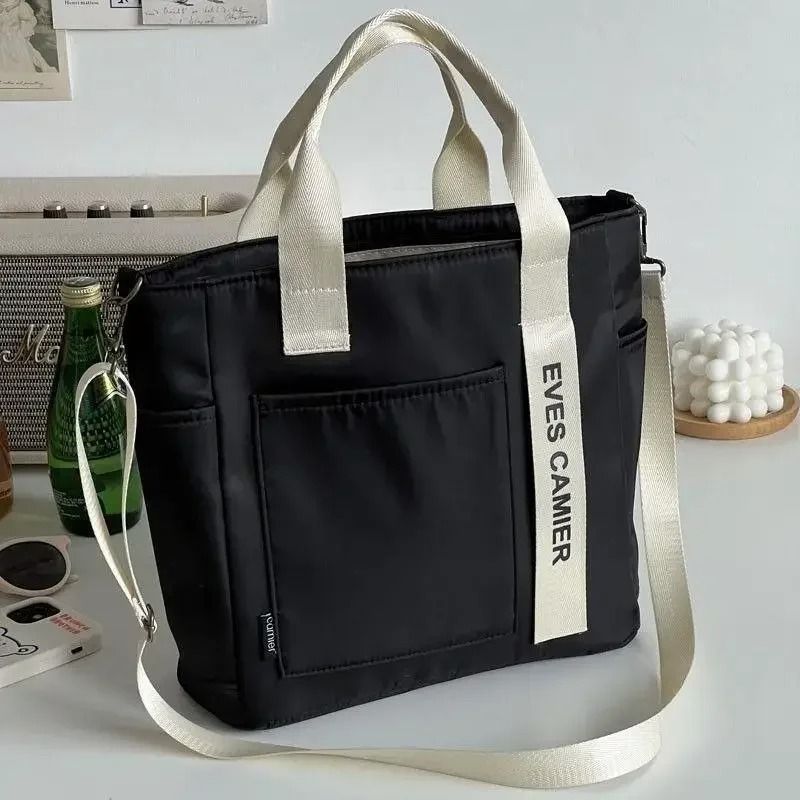 Waterproof Nylon Tote Shoulder Bag  Large Capacity Casual Handbag For Women 9