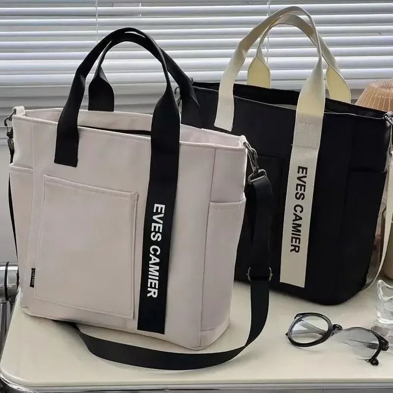 Waterproof Nylon Tote Shoulder Bag  Large Capacity Casual Handbag For Women 1