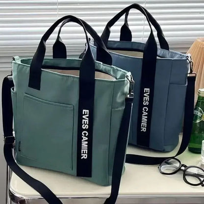 Waterproof Nylon Tote Shoulder Bag  Large Capacity Casual Handbag For Women 2