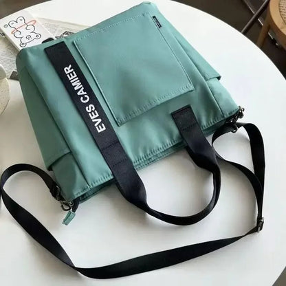 Waterproof Nylon Tote Shoulder Bag  Large Capacity Casual Handbag For Women 3