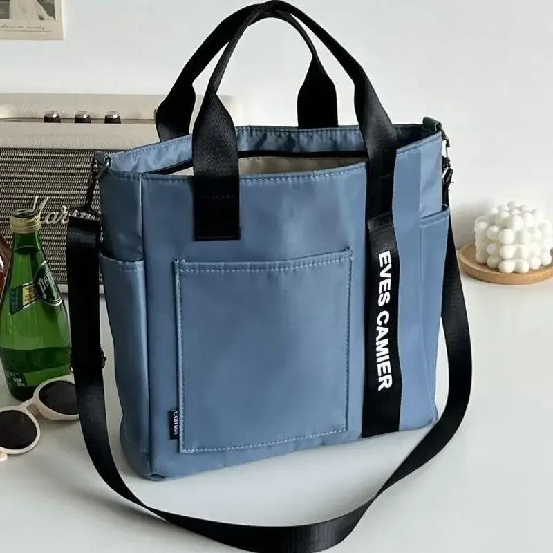 Waterproof Nylon Tote Shoulder Bag  Large Capacity Casual Handbag For Women 8