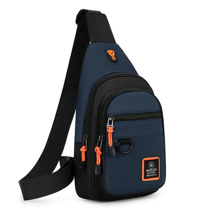Mens Waterproof Crossbody Shoulder Bag  Outdoor Hiking And Travel Chest Pack 9