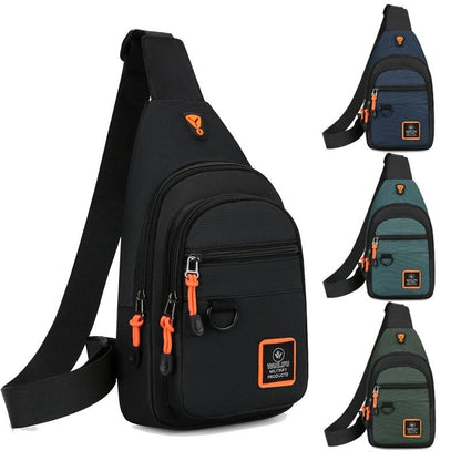 Mens Waterproof Crossbody Shoulder Bag  Outdoor Hiking And Travel Chest Pack 1