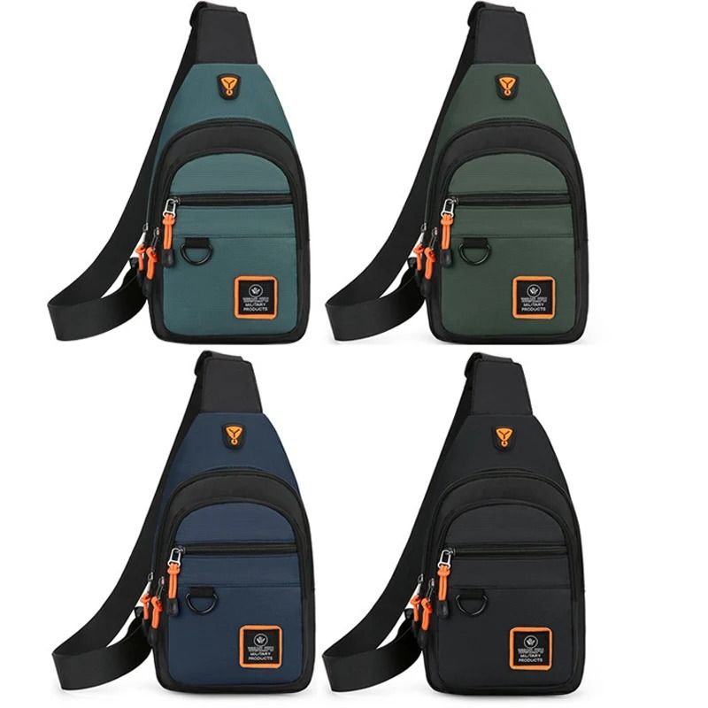 Mens Waterproof Crossbody Shoulder Bag  Outdoor Hiking And Travel Chest Pack 6