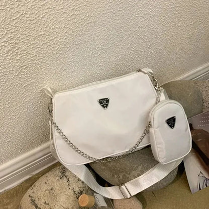 Womens Nylon Crossbody Bag  Fashion Lightweight Shoulder And Underarm Bag 8