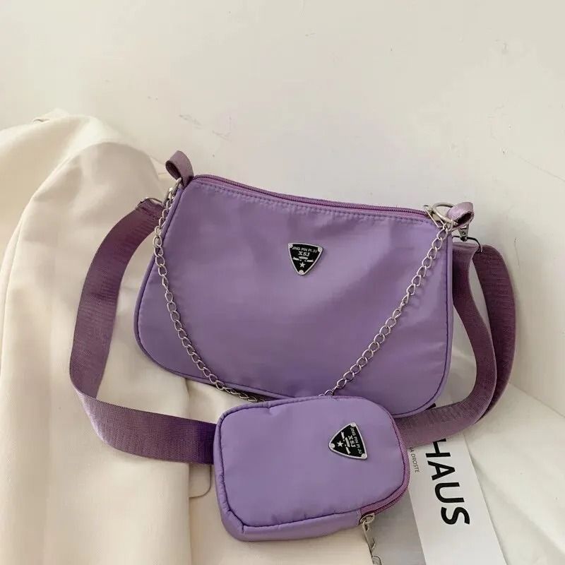 Womens Nylon Crossbody Bag  Fashion Lightweight Shoulder And Underarm Bag 4