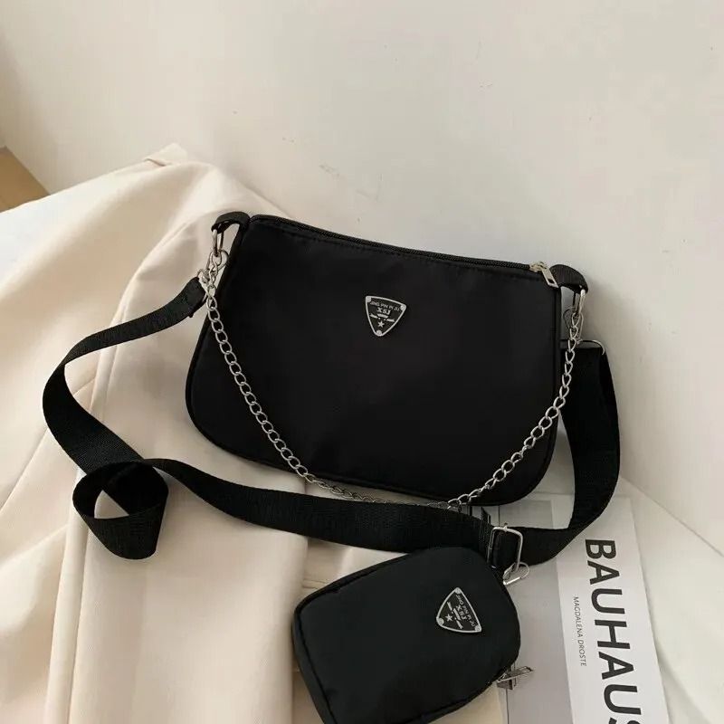 Womens Nylon Crossbody Bag  Fashion Lightweight Shoulder And Underarm Bag 6