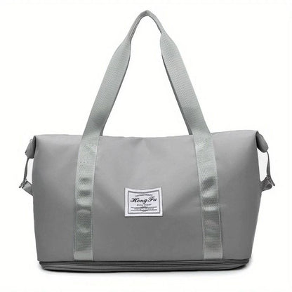 Waterproof Travel Duffel Bag  Large Capacity Nylon Tote For Women 9