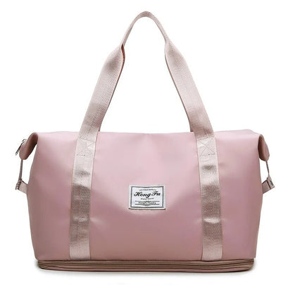 Waterproof Travel Duffel Bag  Large Capacity Nylon Tote For Women 10