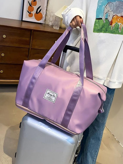 Waterproof Travel Duffel Bag  Large Capacity Nylon Tote For Women 3