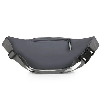 Mens Waterproof Canvas Waist Bag  Lightweight AntiTheft Running And Travel Fanny Pack 2