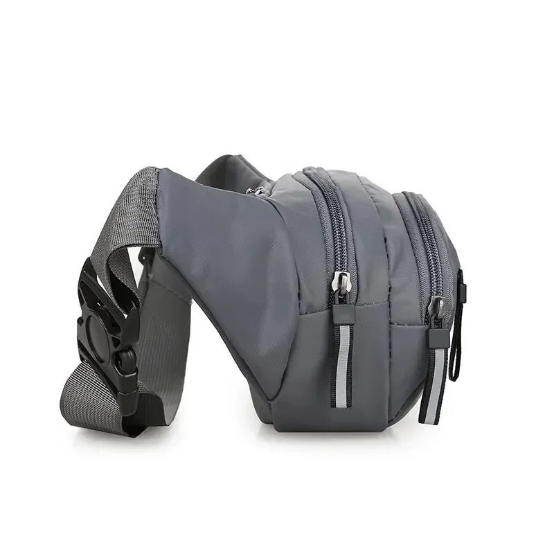 Mens Waterproof Canvas Waist Bag  Lightweight AntiTheft Running And Travel Fanny Pack 3
