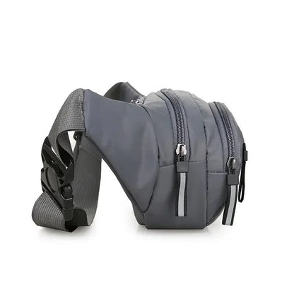 Mens Waterproof Canvas Waist Bag  Lightweight AntiTheft Running And Travel Fanny Pack 3