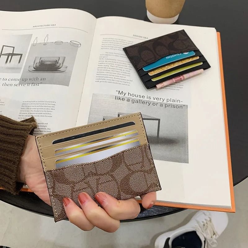 Luxury PU Leather Wallet For Women  Multi Function Small Card Holder Purse 4