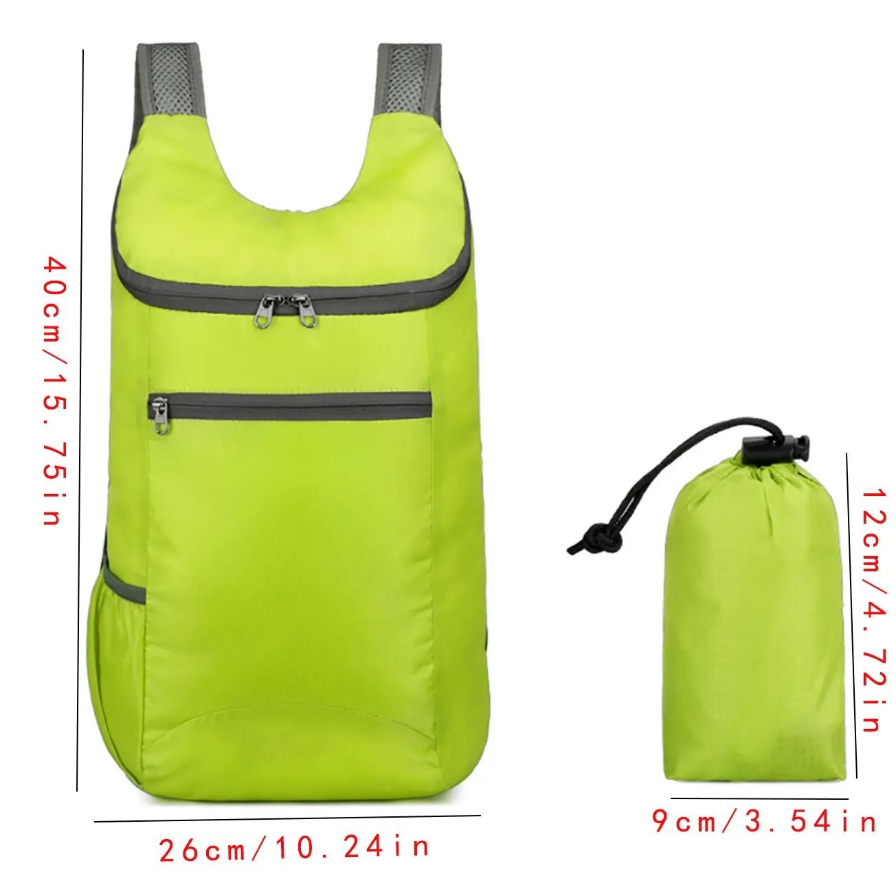 Foldable Waterproof Travel Backpack  Lightweight Tear Resistant Large Capacity Bag 8