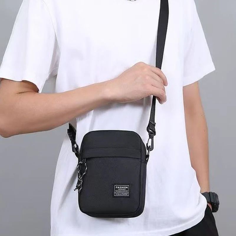 Mens Nylon Crossbody Bag  Lightweight Shoulder Bag For Daily Use 5