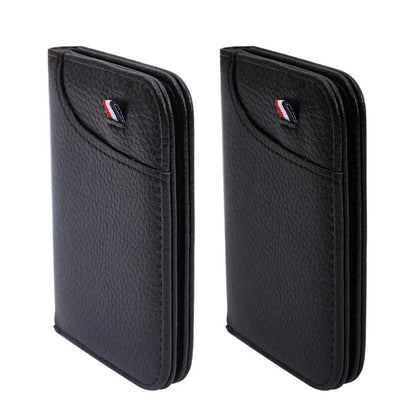 Portable Super Slim PU Leather Wallet  Mini Credit Card Holder For Men 5