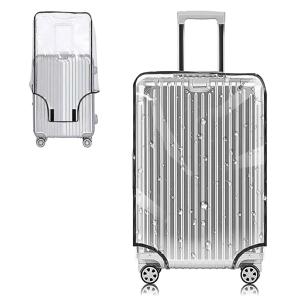 Transparent PVC Luggage Cover  Protective Waterproof Suitcase Cover For Travel 1