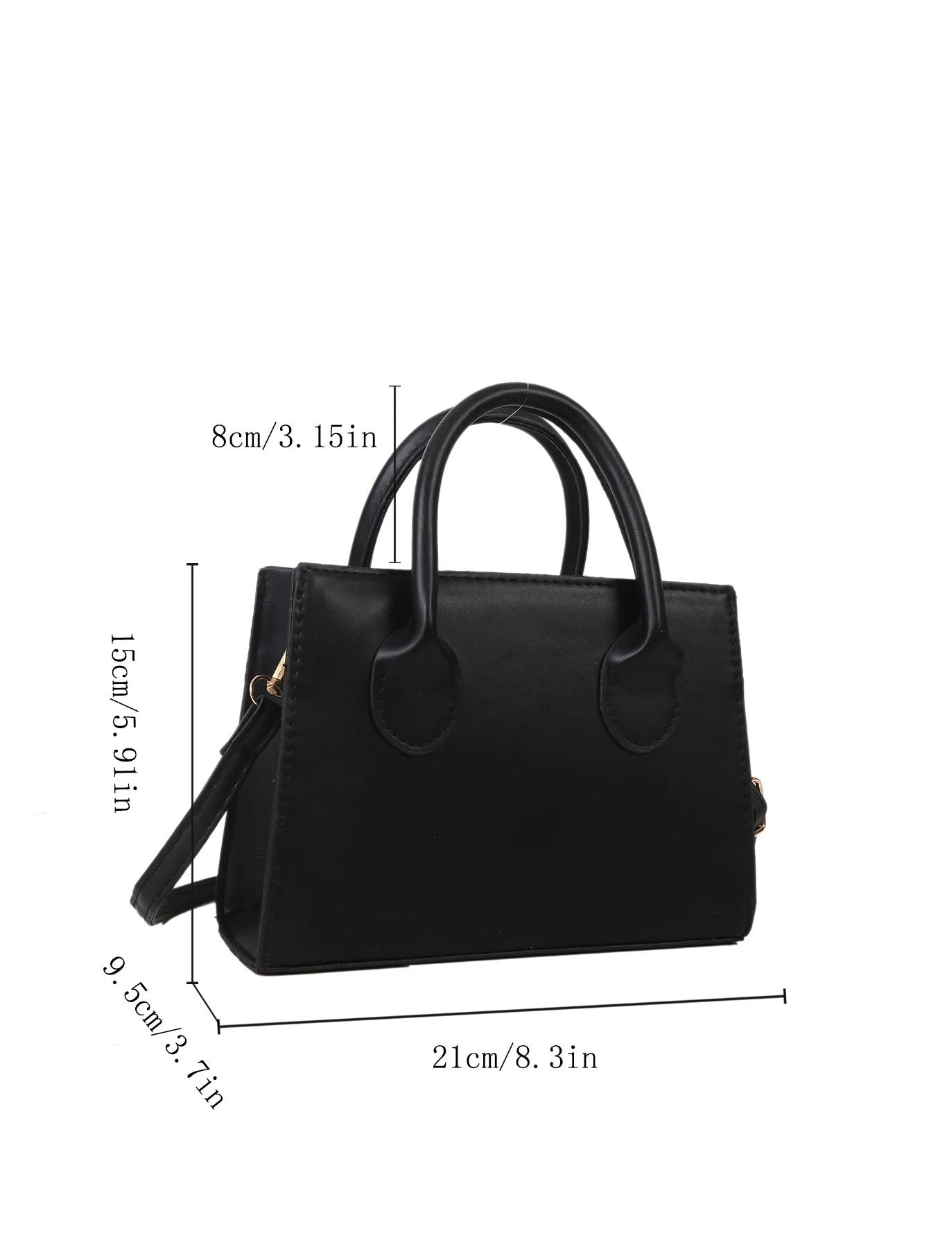 PU Leather Crossbody Tote Bag  Elegant Handbag For Women With Large Capacity 3