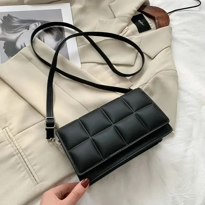 Small PU Leather Shoulder Bag  Trendy Crossbody Handbag For Women 6