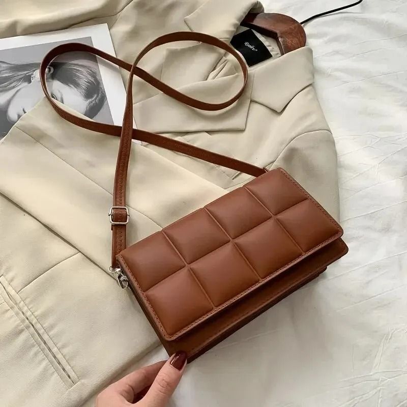 Small PU Leather Shoulder Bag  Trendy Crossbody Handbag For Women 8