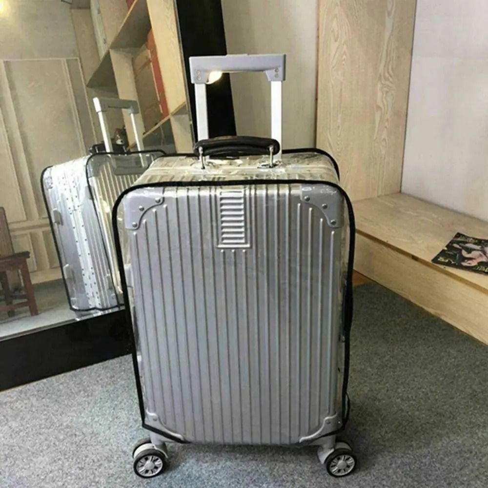 Transparent Travel Luggage Cover  Waterproof Dustproof PVC Suitcase Protector 3