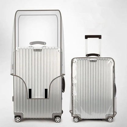 Transparent Travel Luggage Cover  Waterproof Dustproof PVC Suitcase Protector 9