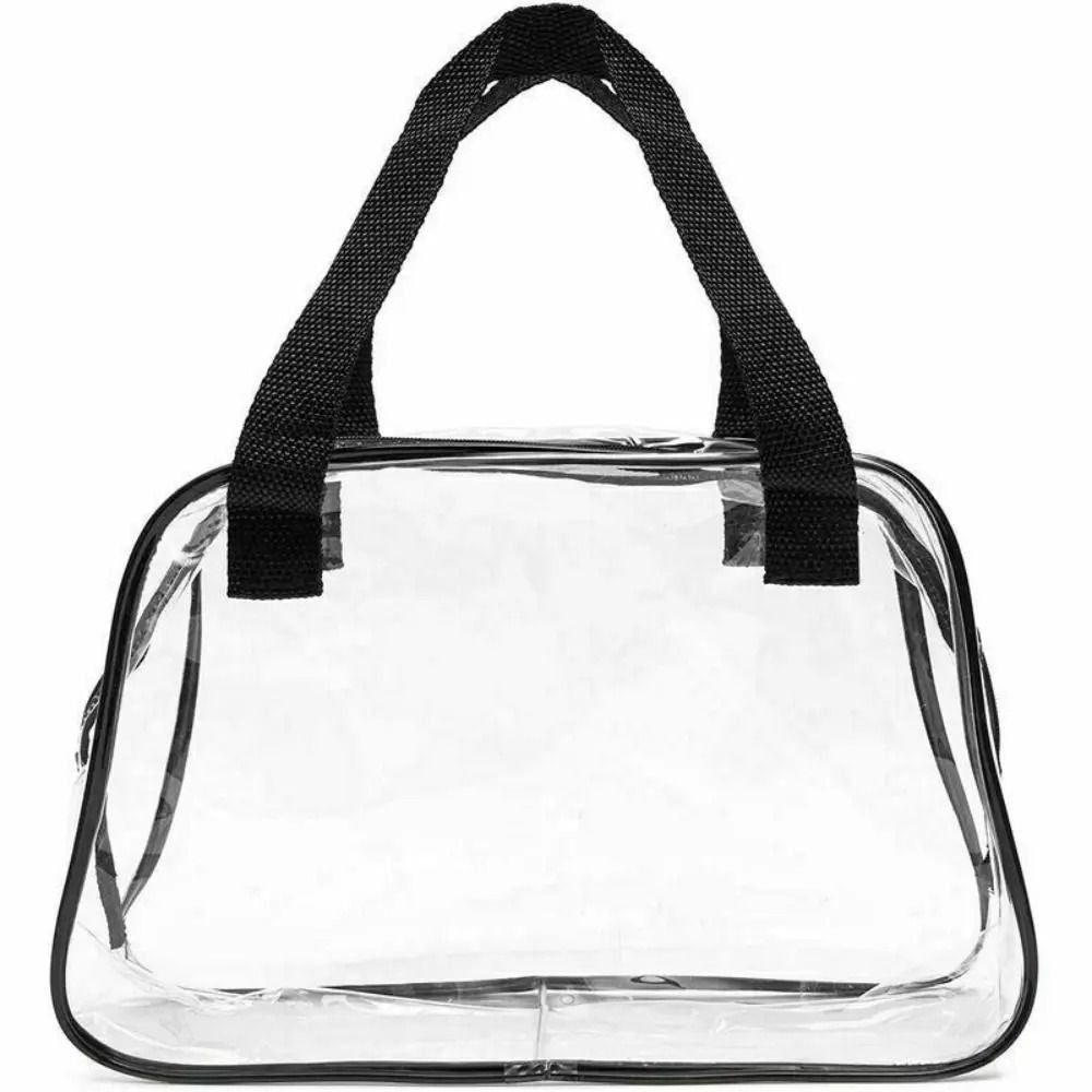Clear Stadium Approved Tote Bag  Transparent PVC Shoulder Bag For Travel Concerts And Events 6