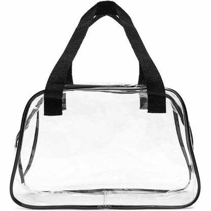 Clear Stadium Approved Tote Bag  Transparent PVC Shoulder Bag For Travel Concerts And Events 6
