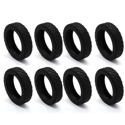 Silicone Luggage Wheel Covers  Noise Reducing And Protective Travel Wheel Guards 4