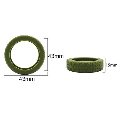 Silicone Luggage Wheel Covers  Noise Reducing And Protective Travel Wheel Guards 5