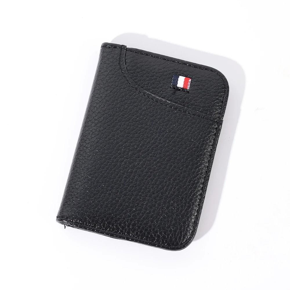 Portable Super Slim PU Leather Card Wallet  Compact Credit Card Holder For Men 8