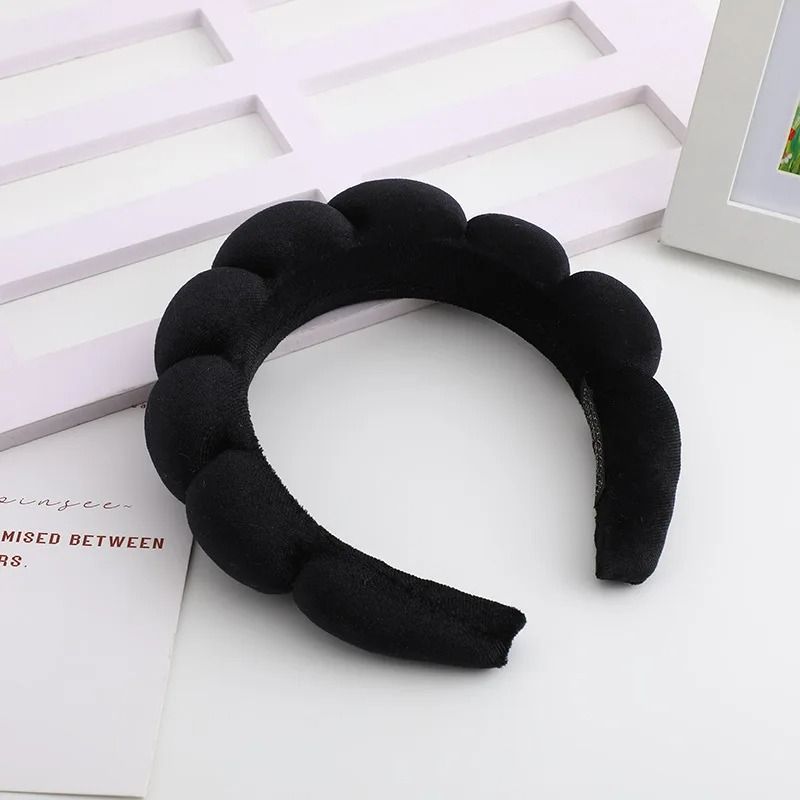 Velvet High Top Braided Hair Band  Soft Padded Headband For Women 7