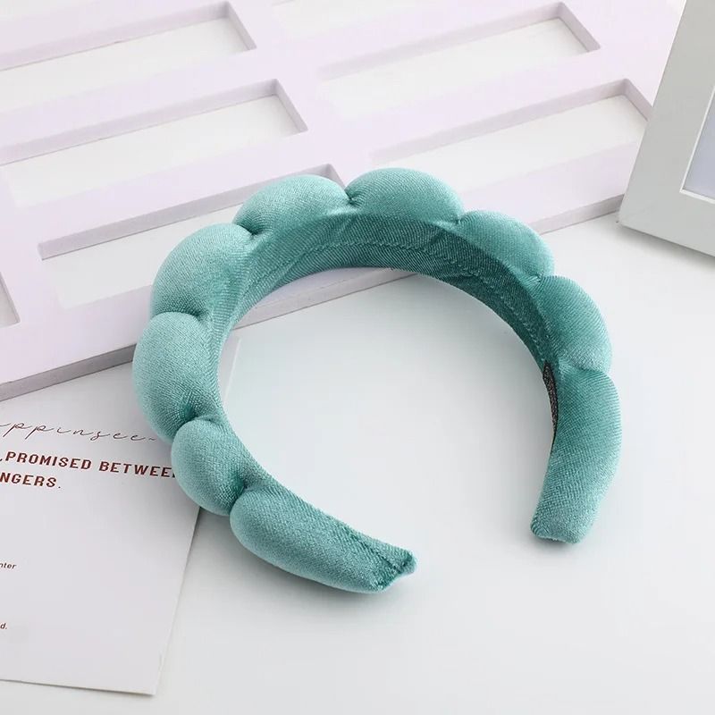 Velvet High Top Braided Hair Band  Soft Padded Headband For Women 8