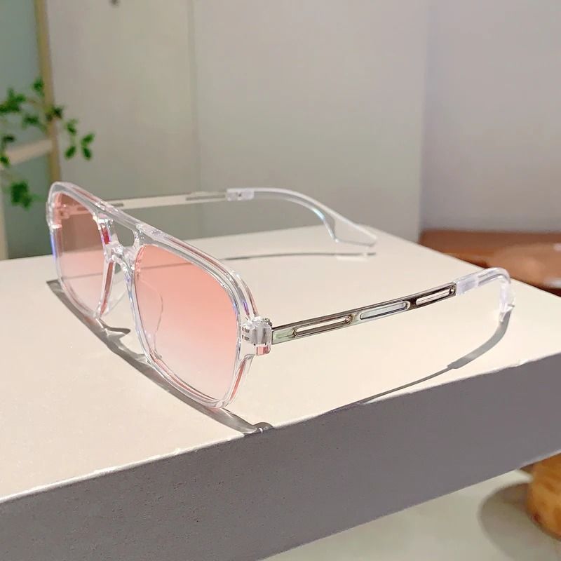 Trendy Square Grey Sunglasses For Women  UV Protection Fashion Shades 10