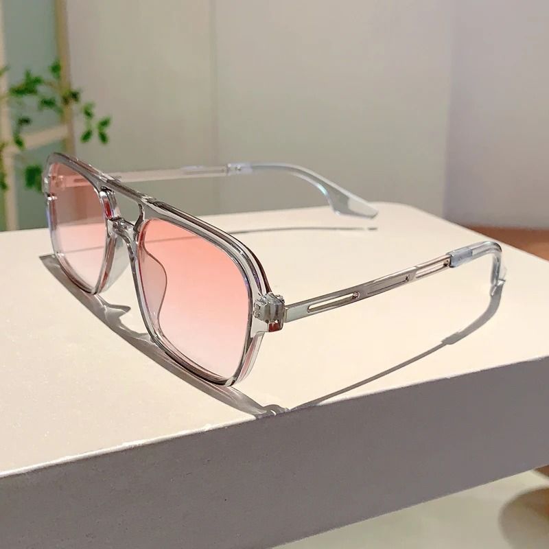 Trendy Square Grey Sunglasses For Women  UV Protection Fashion Shades 11