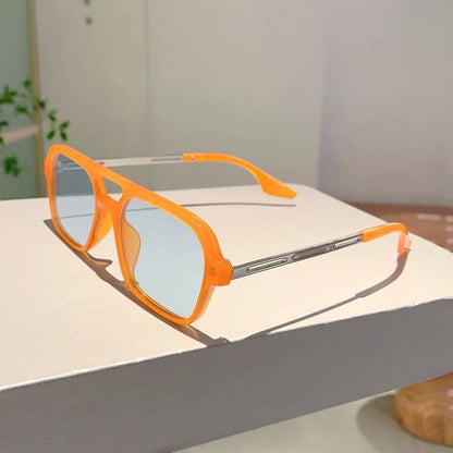 Trendy Square Grey Sunglasses For Women  UV Protection Fashion Shades 6