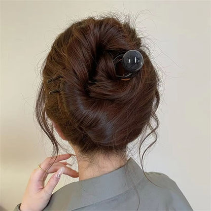 Pastel Pearl Hair Accessories For Women U Shaped Hairpin Bun Fork 5