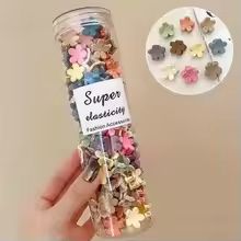 BlossomBits Mini Flower Hair Clips Set For Girls And Teens  203050 Pcs Pastel Braid Accessories 4