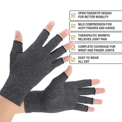 ComfortEase Fingerless Compression Gloves For Hand Pain Relief  1 Pair 3