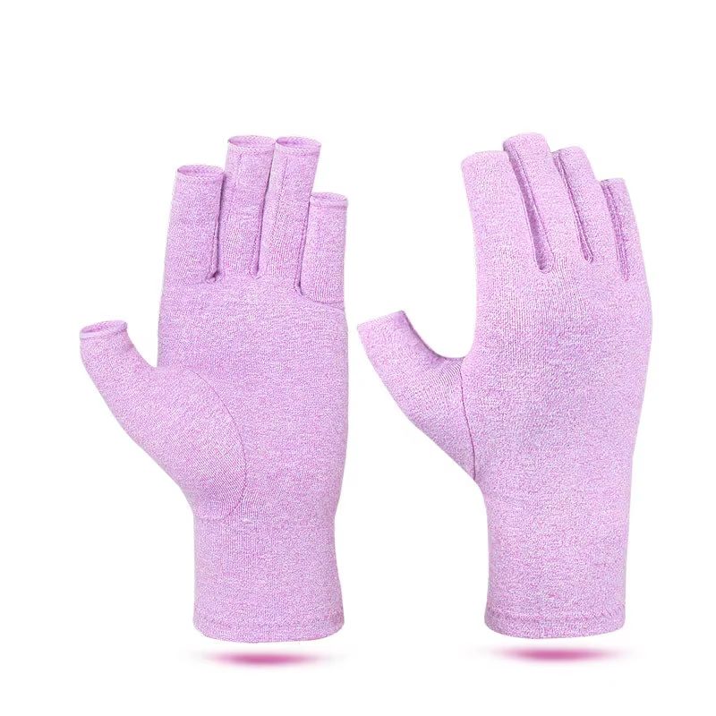 ComfortEase Fingerless Compression Gloves For Hand Pain Relief  1 Pair 8