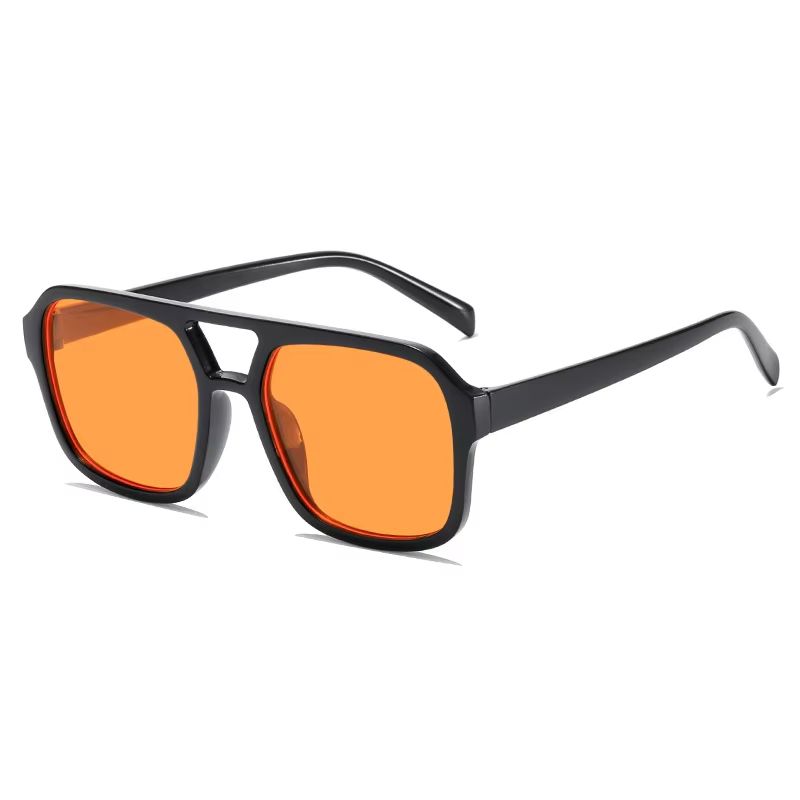 RetroFrame Round Square Sunglasses For Women  Men  Vintage PC Frame AntiGlare Shades 13