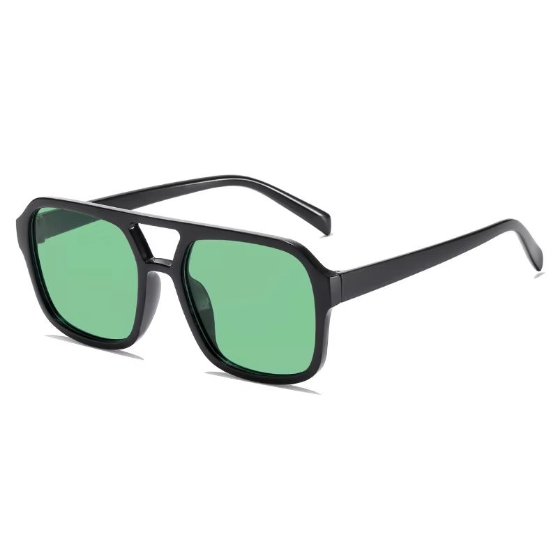 RetroFrame Round Square Sunglasses For Women  Men  Vintage PC Frame AntiGlare Shades 7