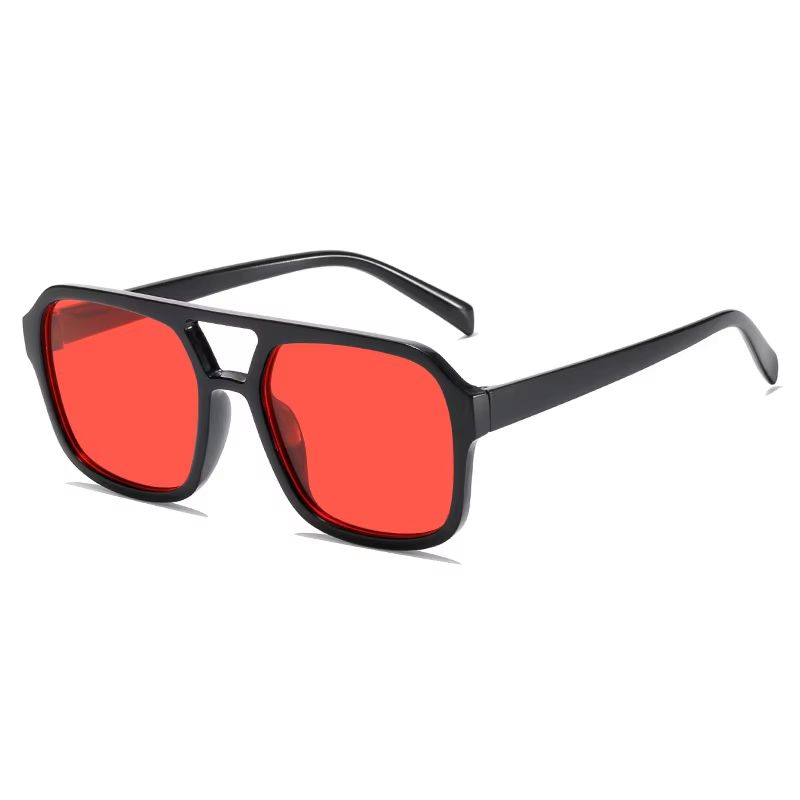 RetroFrame Round Square Sunglasses For Women  Men  Vintage PC Frame AntiGlare Shades 8