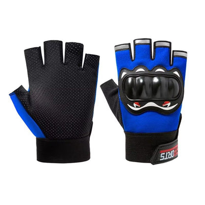 IronGrip Half Finger Motorcycle Gloves  Tactical OffRoad Racing Gloves For Men 8