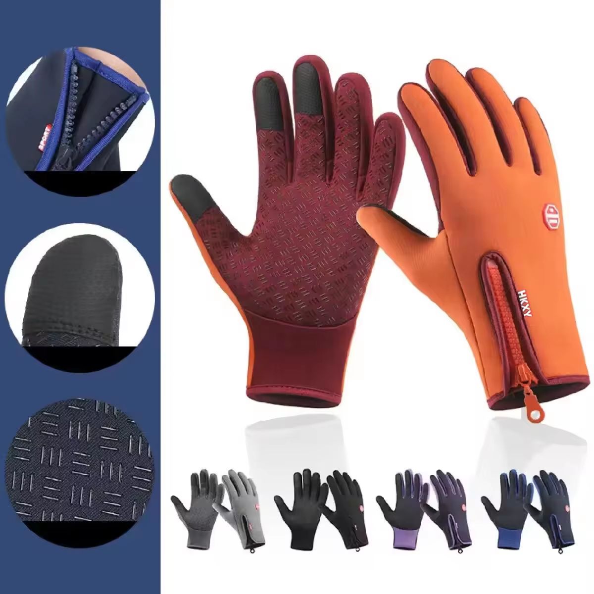 ArcticTouch Touchscreen Winter Gloves  Unisex Waterproof Windproof Cycling  Ski Gloves 9
